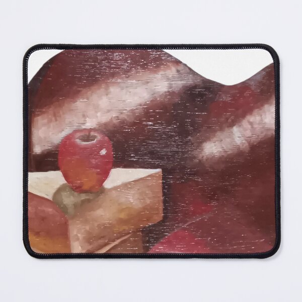 Item preview, Apple and Guitar - Oil on plywood plank designed and sold by Jamie Taylor.