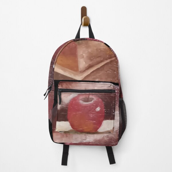 Item preview, Apple and Guitar - Oil on plywood plank designed and sold by Jamie  Taylor.
