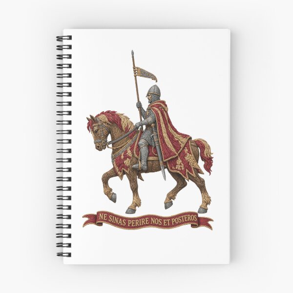 Item preview, Saint Wenceslas on Horseback – Medieval Embroidery designed and sold by tomperys.