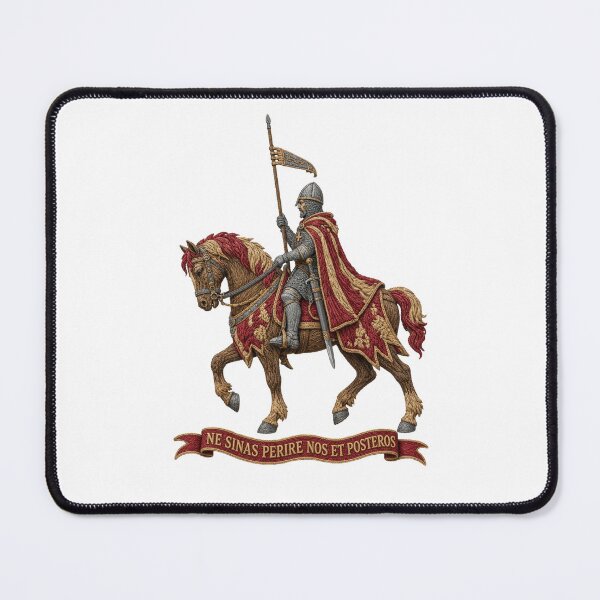 Item preview, Saint Wenceslas on Horseback – Medieval Embroidery designed and sold by tomperys.