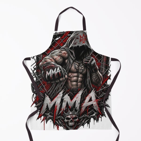 Item preview, MMA Fighter Hooded Cage Skull - Gritty Grunge Style designed and sold by Legacy Apparel Co..
