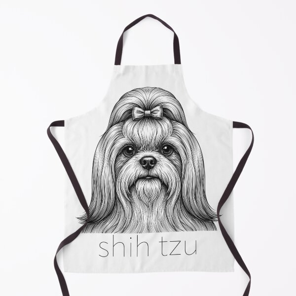 Item preview, Shih Tzu Portrait Illustration designed and sold by SUP-R-Ts.