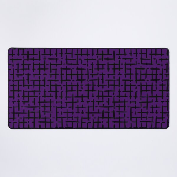 Item preview, Thick Black Broken Crosshatch on Dark Purple  designed and sold by KSimpson838.