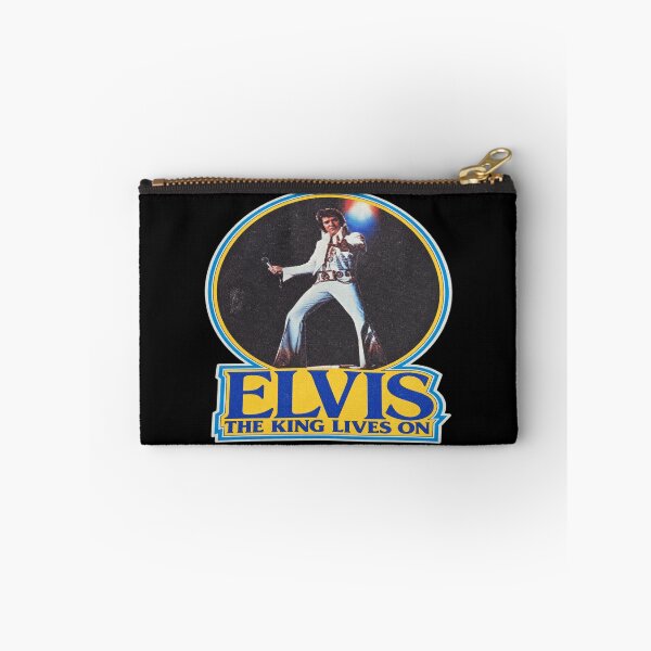Item preview, The King Lives On Retro Stage Tribute designed and sold by POD DYNASTY | Original Print On Demand T-Shirt Graphics.