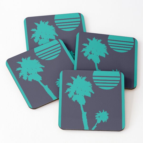 Item preview, Tropical Palm Sunset | Vintage After Dark | Retro Palm Trees designed and sold by Half Mess.