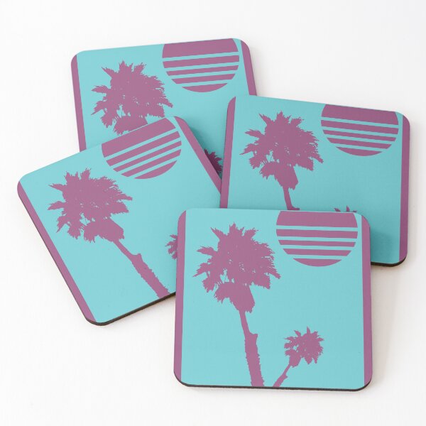 Item preview, Tropical Palm Sunset | Vintage After Dark | Retro Palm Trees designed and sold by Half Mess.