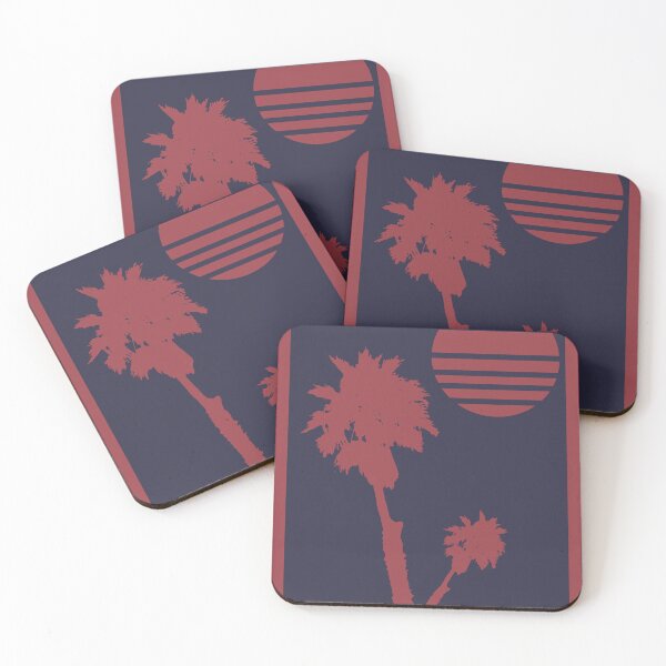 Item preview, Tropical Palm Sunset | Vintage After Dark | Retro Palm Trees designed and sold by Half Mess.