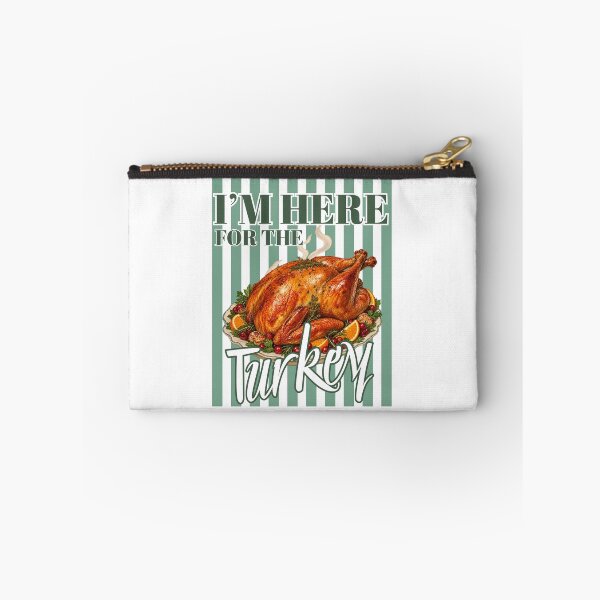 Item preview, I'm Here For The Turkey - Funny Thanksgiving Retro Turkey Feast designed and sold by Neurospicy Trolls.