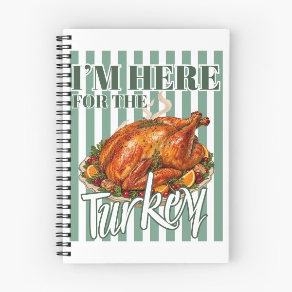 Item preview, I'm Here For The Turkey - Funny Thanksgiving Retro Turkey Feast designed and sold by Neurospicy Trolls.