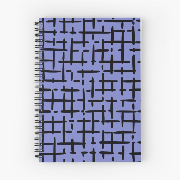Item preview, Thick Black Broken Crosshatch on Light Blue  designed and sold by KSimpson838.
