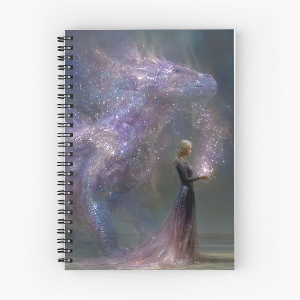 Item preview, Cosmic Dragon Goddess – Celestial Guardian Fantasy Art designed and sold by All Souls Dream.