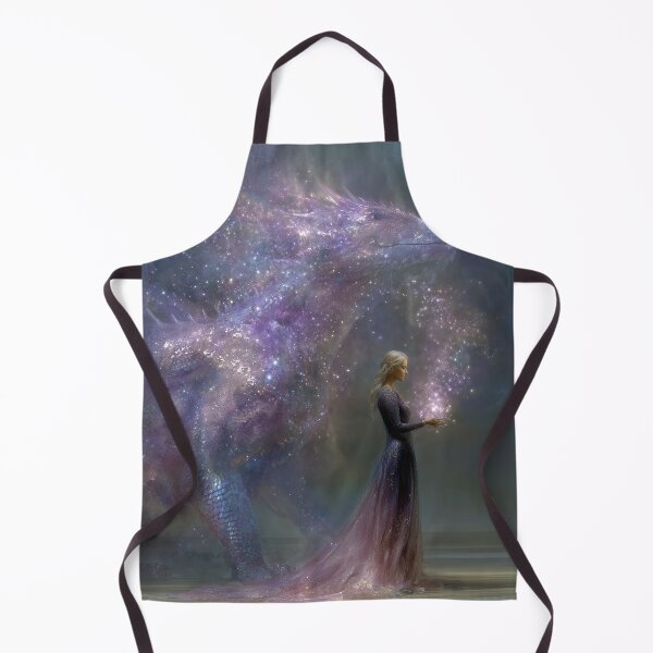 Item preview, Cosmic Dragon Goddess – Celestial Guardian Fantasy Art designed and sold by All Souls Dream.