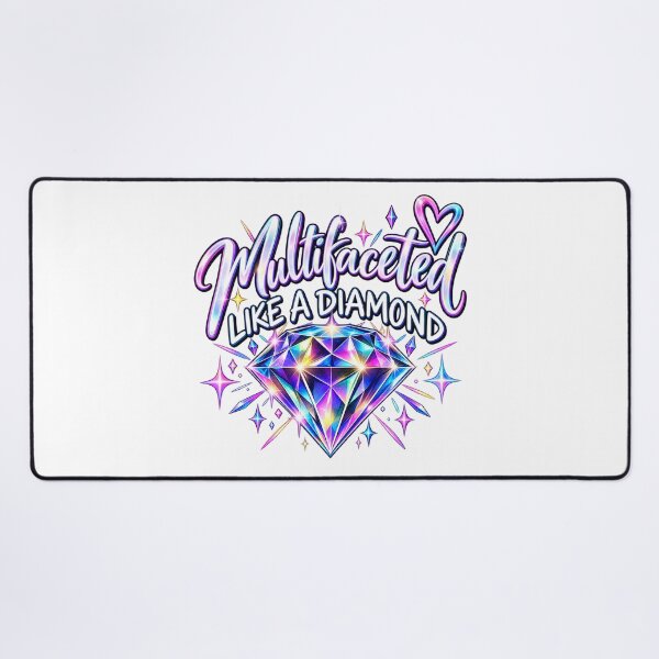 Item preview, Multifaceted Like a Diamond – Colorful Inspirational Diamond designed and sold by 11-Designs.