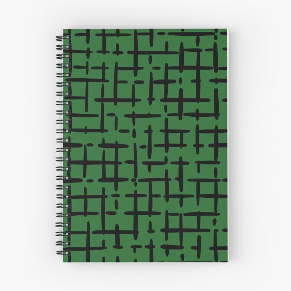 Item preview, Thick Black Broken Crosshatch on Green  designed and sold by KSimpson838.