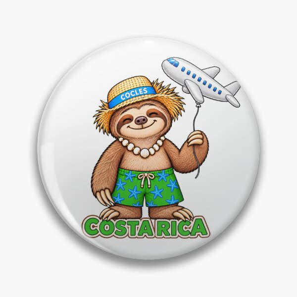 Item preview, Sloth Costa Rica Airplane Balloon designed and sold by OuterFuselage.