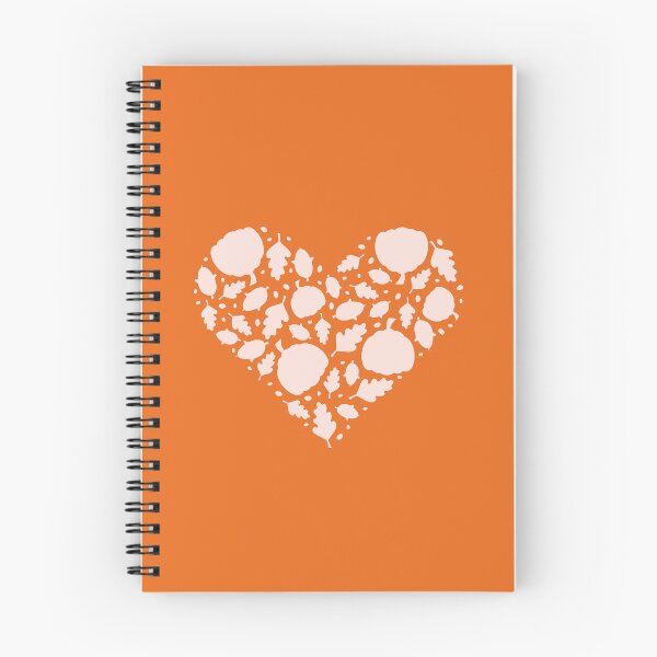 Item preview, Autumn Heart with Pumpkins, Leaves and Acorns designed and sold by A-U-Design.