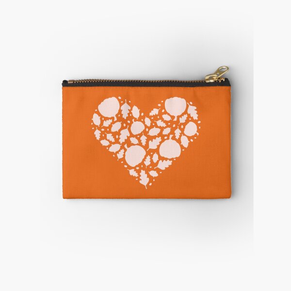Item preview, Autumn Heart with Pumpkins, Leaves and Acorns designed and sold by A-U-Design.