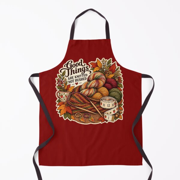 Item preview, Autumn Knitting Retro Print by PanaluPrint designed and sold by PanaluPrint .
