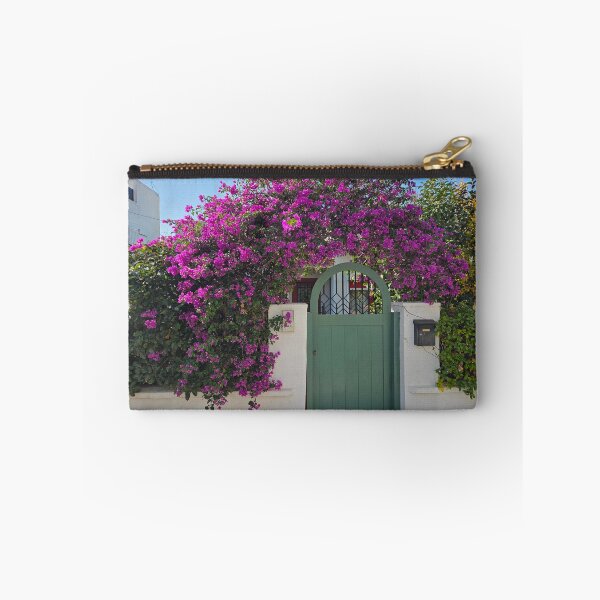 Item preview, Blooming Bougainvillea Arch over Greek Gate designed and sold by NinelRo.