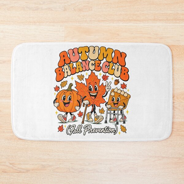 Item preview, Autumn Balance Club Fall Prevention Retro - PT OT Healthcare Humor designed and sold by BumbleBloom7.