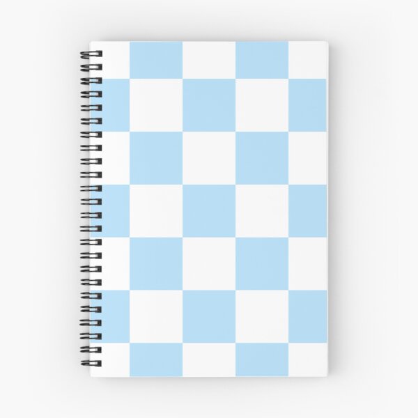 Item preview, White and Baby Blue Checkers Print All Over designed and sold by Feeling Artsy.