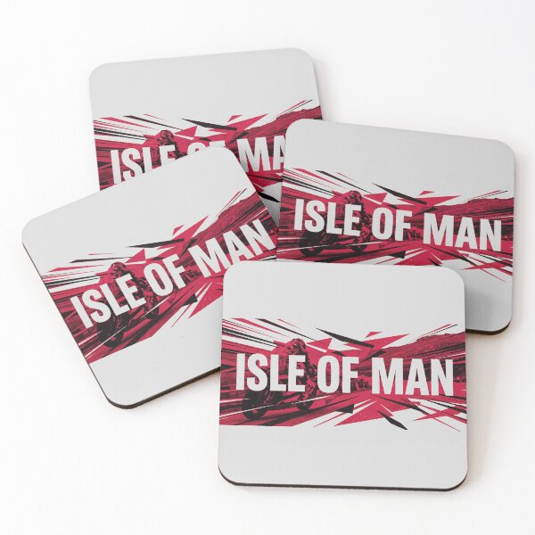 Item preview, Isle of Man TT Red Speed Lines Superbike Racing Graphic designed and sold by KiwiRider.