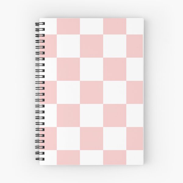 Item preview, White and Baby Pink Checkers Print All Over designed and sold by Feeling Artsy.
