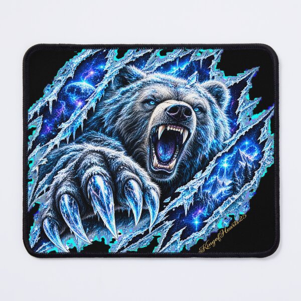 Item preview, Cosmic Bear Ice Claw Tear Frozen Galaxy Guardian designed and sold by KingofHearts25.