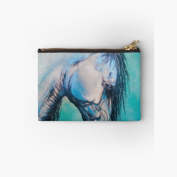 Item preview,  ´Bellisima´ Vibrant Blue Equestrian Horse Head Painting  designed and sold by Melissa Sadie Wright.