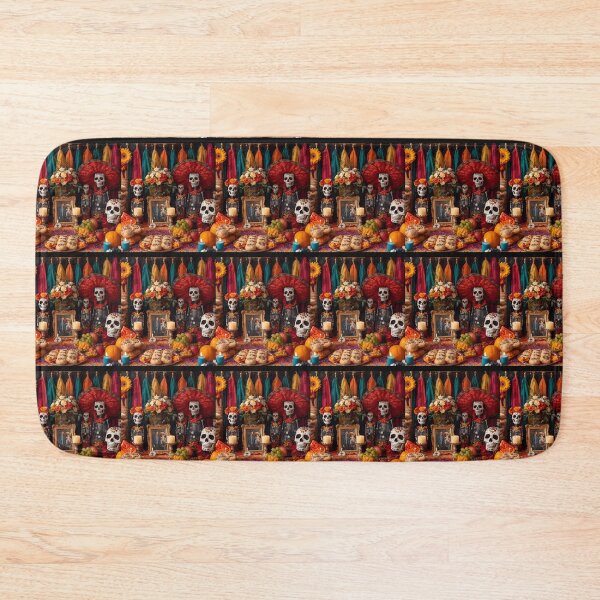 Item preview, Vibrant Día de Muertos Ofrenda: Calavera, Catrina, and Marigolds designed and sold by VibranPalette.
