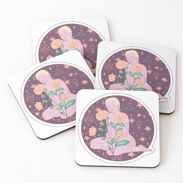 Item preview, Libra flower constellation designed and sold by Erika Grench Art.