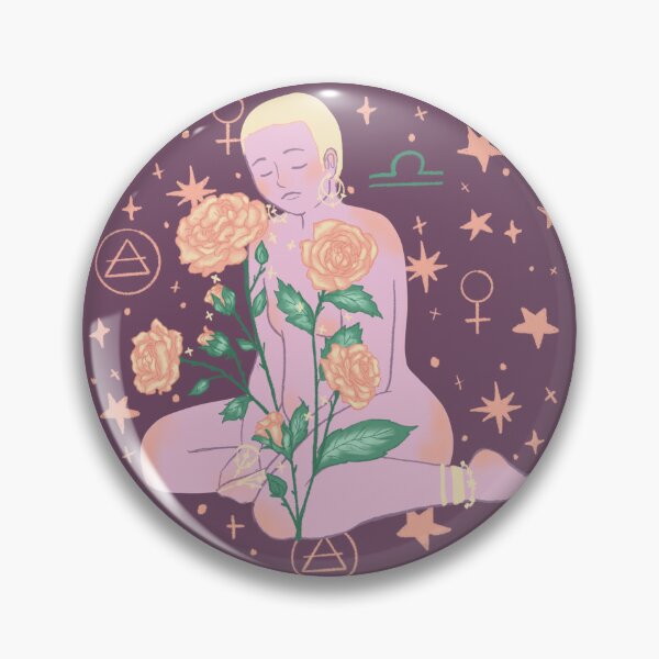 Item preview, Libra flower constellation designed and sold by Erika Grench Art.