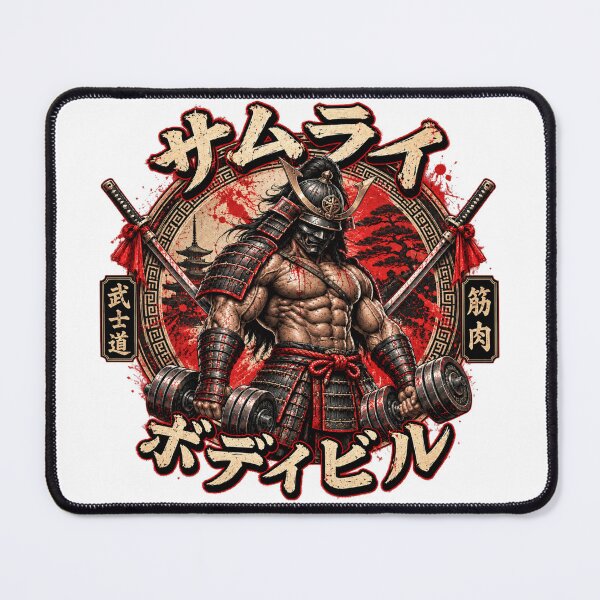 Item preview, Samurai Bodybuilding Gym Warrior - Japanese Katana Art designed and sold by Legacy Apparel Co..