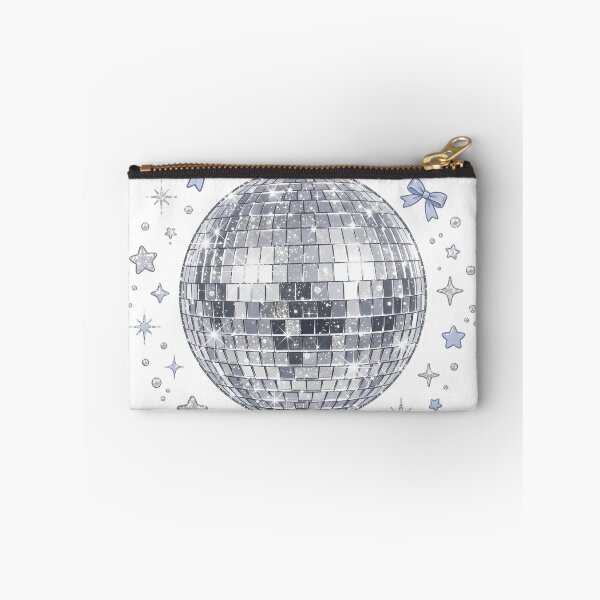 Item preview, Silver Glitter Disco Ball Coquette designed and sold by mochiMooco.
