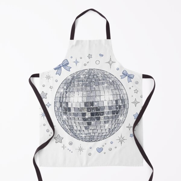 Item preview, Silver Glitter Disco Ball Coquette designed and sold by mochiMooco.