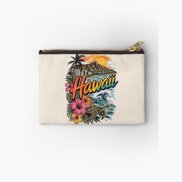 Item preview, Hawaii Tropical Sunset-Vintage Island Paradise designed and sold by Rosie's Wildflower Boutique.