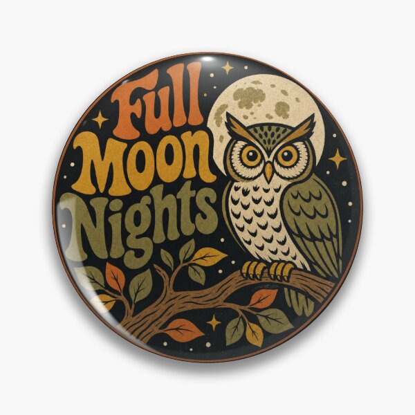 Item preview, Full Moon Nights - Owl - Autumn Halloween Magic designed and sold by JessArty ⭐⭐⭐⭐⭐.