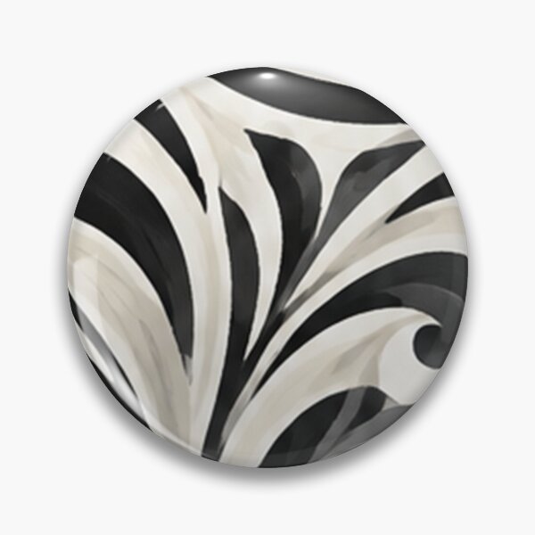 Item preview, Hand-Painted Zebra Swirl Fabric Design designed and sold by annenambiro.