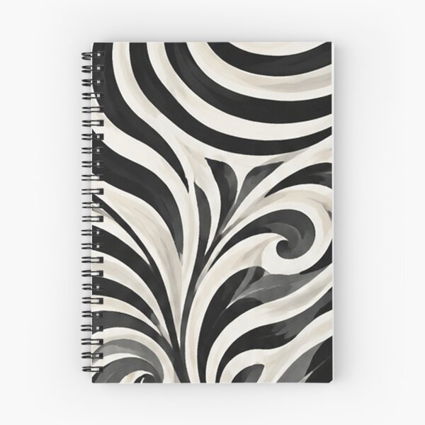 Item preview, Hand-Painted Zebra Swirl Fabric Design designed and sold by annenambiro.