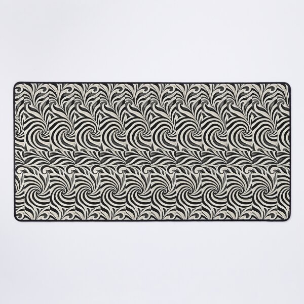 Item preview, Hand-Painted Zebra Swirl Fabric Design designed and sold by annenambiro.