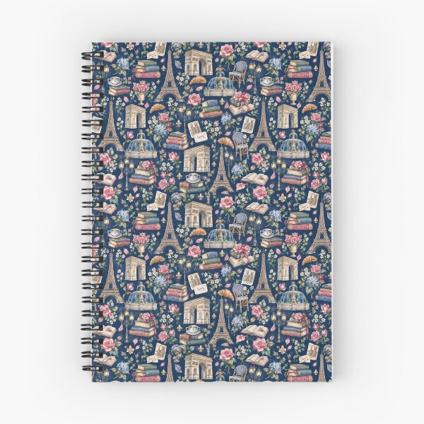 Item preview, Dark Parisian Night Watercolor Pattern designed and sold by NoExcusesTraveller .