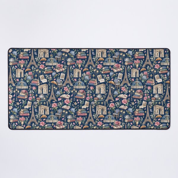 Item preview, Dark Parisian Night Watercolor Pattern designed and sold by NoExcusesTraveller .
