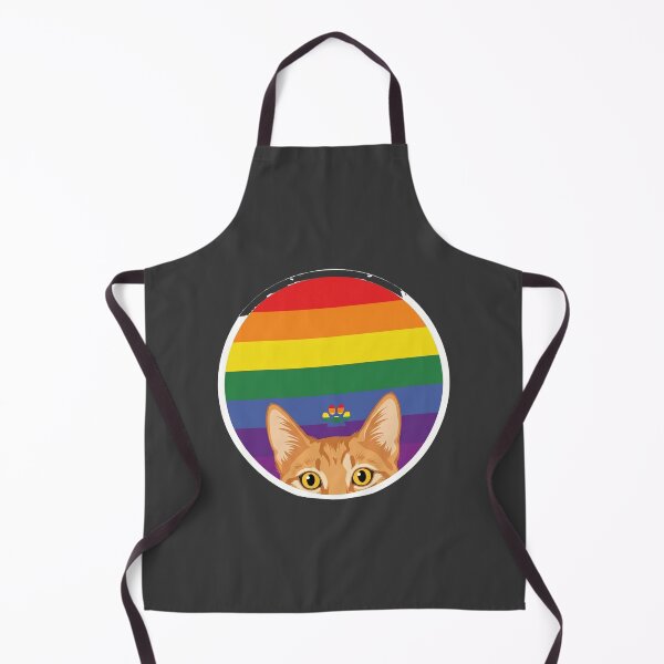 Item preview, Rainbow Pride Cat Orange Tabby Pride Month designed and sold by Retro Whiskers.