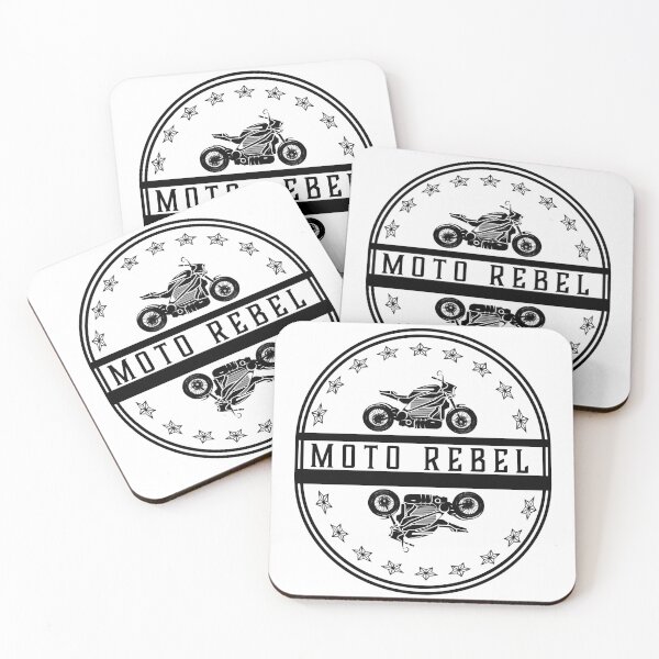 Item preview, Moto Rebel Emblem | Vintage Motorcycle Biker Badge designed and sold by Half Mess.