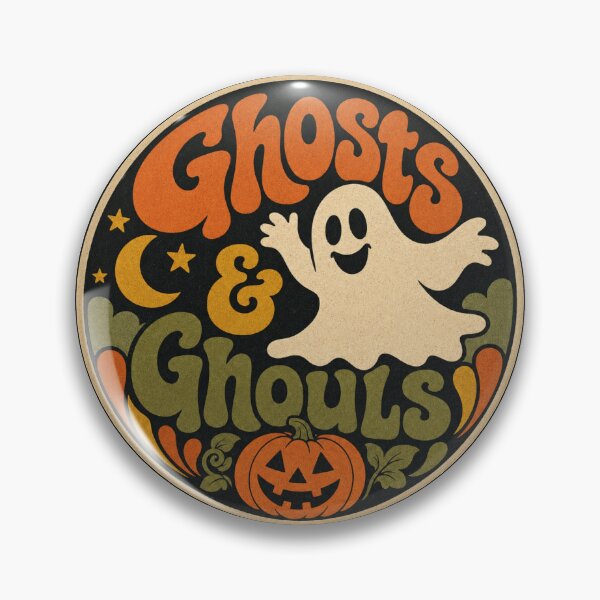 Item preview, Ghosts and Ghouls - Halloween - Retro Autumn designed and sold by JessArty ⭐⭐⭐⭐⭐.