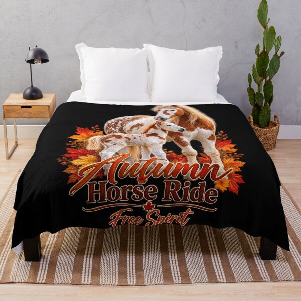 Item preview, Autumn Horse Ride – Free Spirit designed and sold by ziiyou.