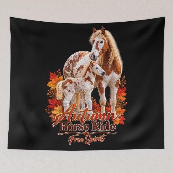 Item preview, Autumn Horse Ride – Free Spirit designed and sold by ziiyou.
