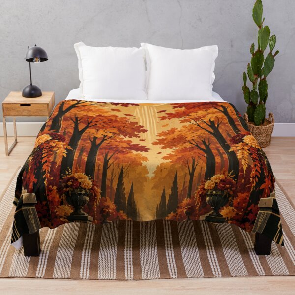 Item preview, Golden Autumn Passage designed and sold by AbstractAnom.