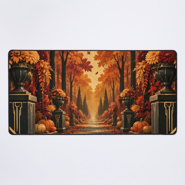 Item preview, Golden Autumn Passage designed and sold by AbstractAnom.