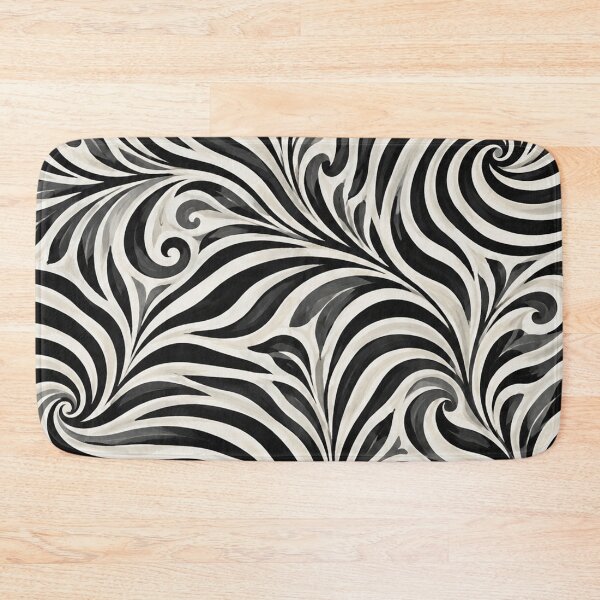 Item preview, Luxury Zebra Spiral Textile Pattern designed and sold by annenambiro.